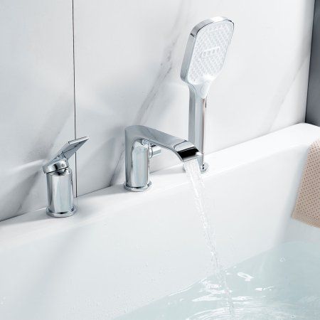 Смеситель для ванны однорычажный  Shevanik S4112, Хром