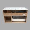 Тумба-умывальник COMFORTY "Гамбург-90" дуб сонома с раковиной COMFORTY 90E
