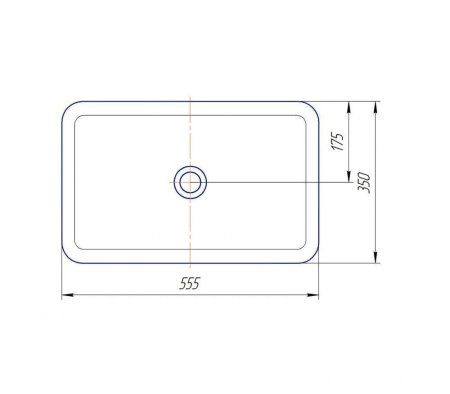 Раковина Raval Олимпия У18293 56 белая
