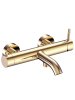 Смеситель для ванны  AQUAme Siena, Glossy gold