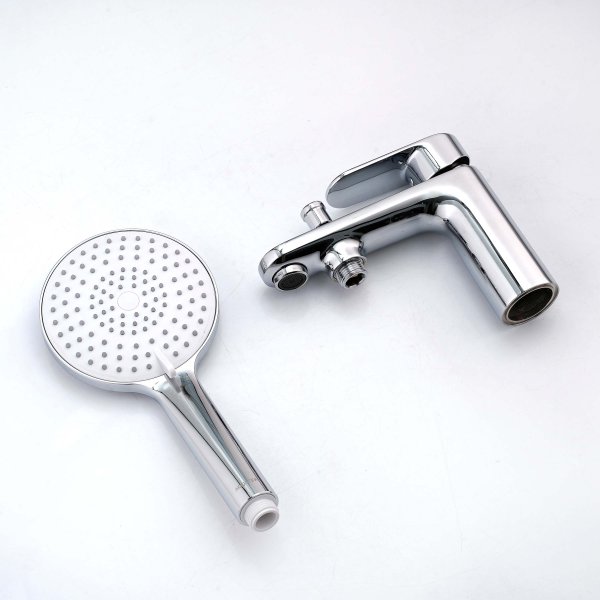 AQ1844CR НИКА смеситель врезной на борт ванны на 1 отв.