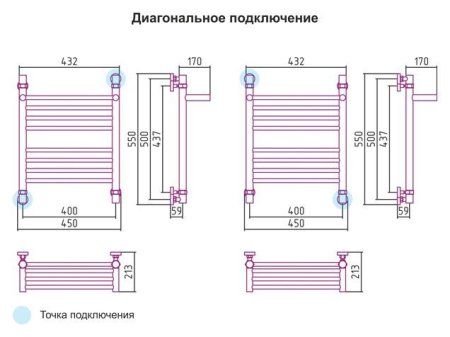 Полотенцесушитель водяной Сунержа Богема с полкой 500x400 хром