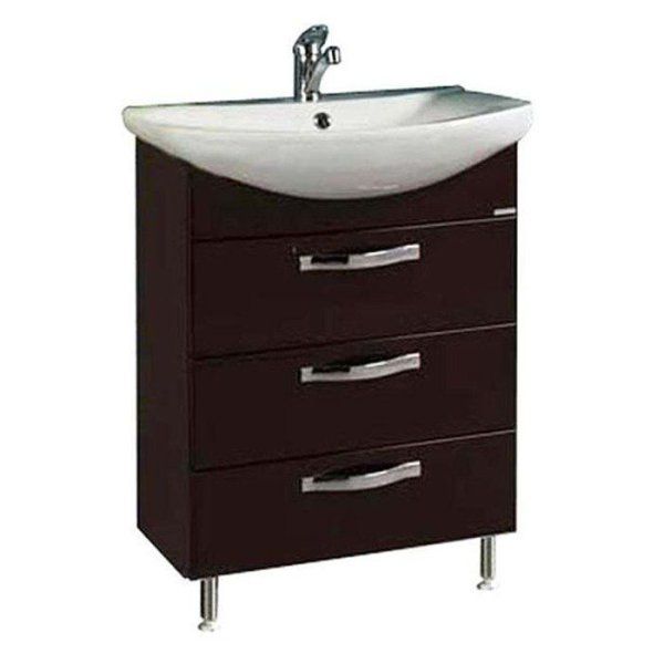 Мебель для ванной Aquaton Ария Н 1A123401AA430 65 темно-коричневый