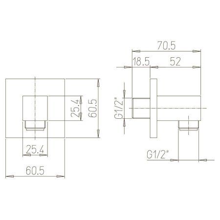 Шланговое подключение Paini 50QDCRDS50DX3PAUQ хром