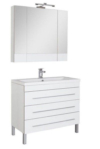 Тумба под раковину Aquanet Верона 00178472 100 черная