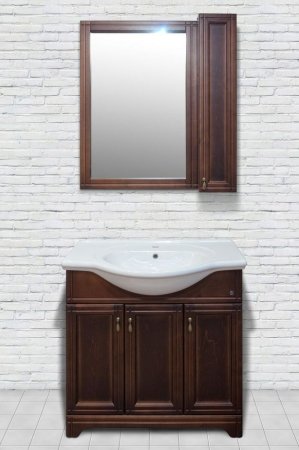 Шкаф-зеркало DELLA Mia 85 с подсветкой (DE022685115)