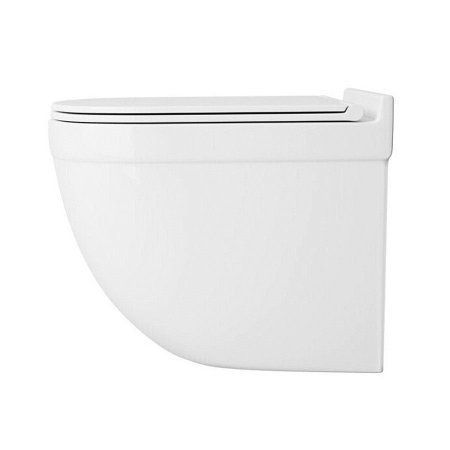 Унитаз подвесной Teymi Iva безободковый, сиденье микролифт T40601