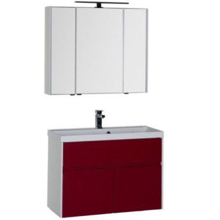 Мебель для ванной Aquanet Латина 00179932 90 бордо