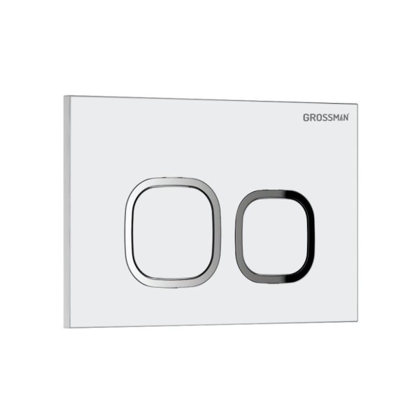 Кнопка смыва Grossman Cosmo 700.K31.02.000.000 белый глянцевый
