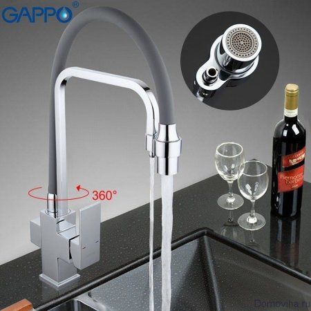 Смесители для кухни под фильтр Gappo G4398-4