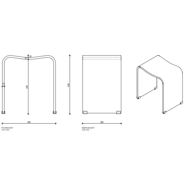 Стульчик для ванной Decor Walther Universal 0506850