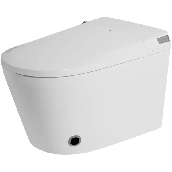 Электронный унитаз-биде подвесной Abber Bequem AC1119S импульсный, с сиденьем микролифт, белый