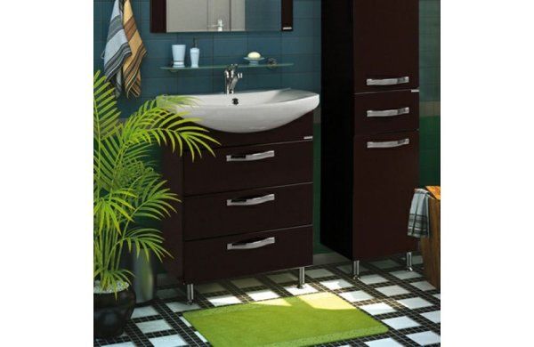 Мебель для ванной Aquaton Ария Н 1A123401AA430 65 темно-коричневый