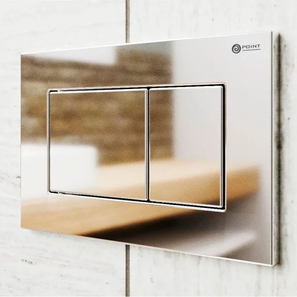 Кнопка смыва Point Ника PN44081C для инсталляции, хром