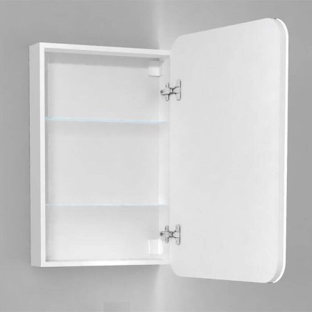 Зеркало-шкаф RAVAL 50 с подсветкой и сенсорным включателем Forma  (For.03.50/W)