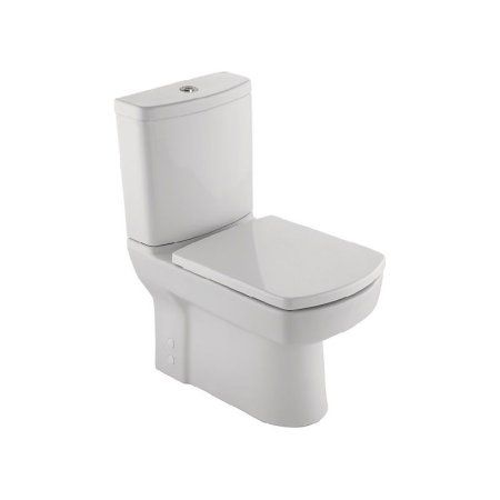 Унитаз напольный Kale BASICS безободковый в комплекте с бачком, сиденьем микролифт с арматурой