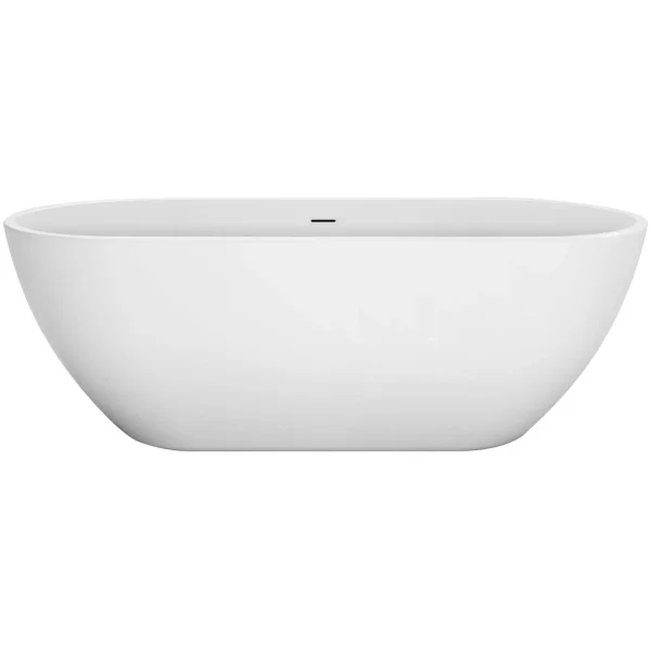 Акриловая ванна BelBagno Uno BB701-1400-720-K 140x72 см, отдельностоящая, белый