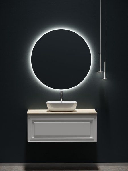 Столешница для ванной комнаты SANCOS  1000х460 ,  TT100A2X