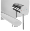 Смеситель для раковины (умывальника) REA OVAL CHROME + BOX хром скрытого монтажа, REA-B5124