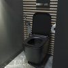 Унитаз подвесной IDDIS Bild, черный матовый (BIUFLRXB2BPLMiJQ25OL)