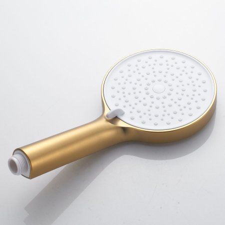 Смеситель для душевой кабины однорычажный  Shevanik S4716G, Золотой сатин