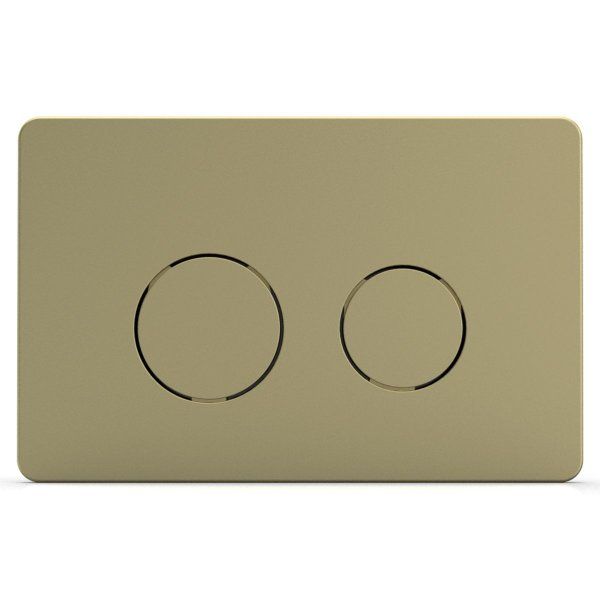 Кнопка смыва Azario 24.7х2.4х16 , пластик, цвет Золото (AZ-8200-0086/AZ-P57-0160)