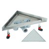 Душевой трап угловой RGW TA/GA 47,5x34x13