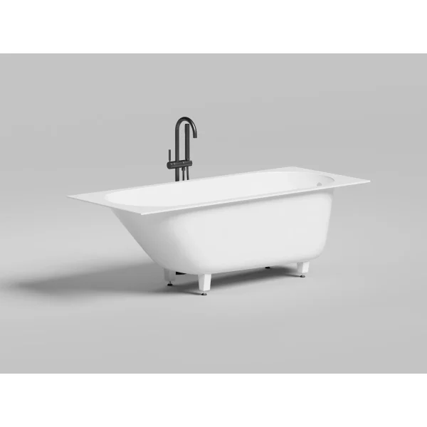 Ванна из литьевого мрамора Salini S-Sense Ornella 102316G 160x70 см, белый глянец