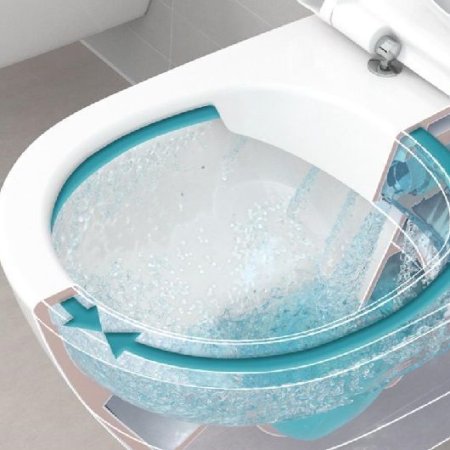 Чаша унитаза приставного Villeroy & Boch Subway 2.0 5602R001 безободковый, альпийский белый