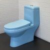 Моноблок детский COMFORTY 2311B (голубой), 2-реж. арматура, горизонтальный выпуск, сиденье полипропилен с микролифтом