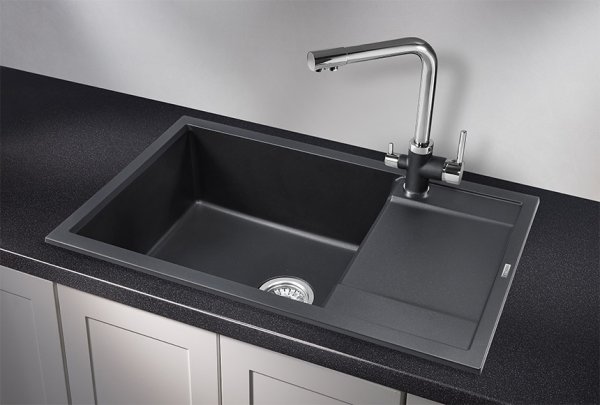 Кухонная мойка Granula 7805, ЧЁРНЫЙ