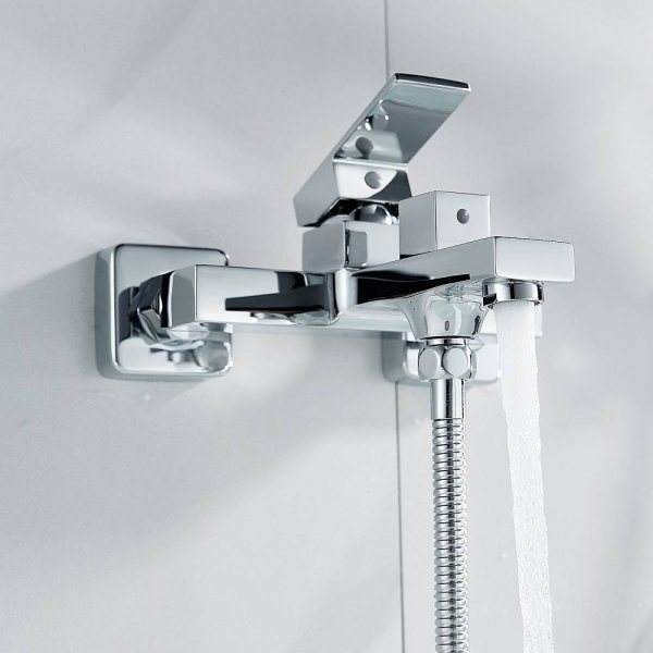 Смеситель для ванны однорычажный  Shevanik S9602, Хром