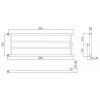 Полотенцесушитель водяной Стилье Минор 0600 32х100 хром