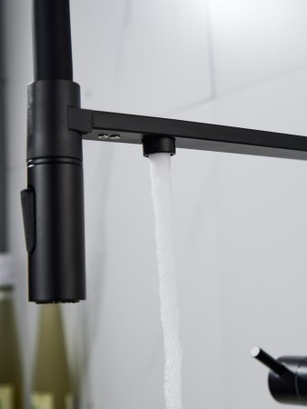 Смеситель для кухни Shevanik S478H, Черный