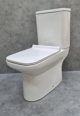 Унитаз напольный Ceramalux WK-9125, белый глянец