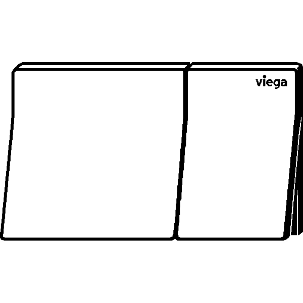 Кнопка смыва модель 8620.1 Viega Visign for More 200 773588 для инсталляции, черный