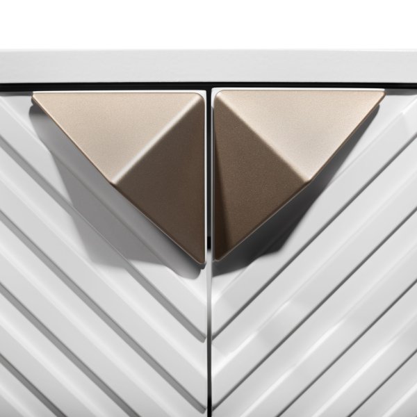 Тумба Runo Андорра 70 белый матовый белый глянец подвесная под накладной умывальник (00-00004644)