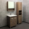 Зеркало-шкаф COMFORTY "Марио-60" дуб темный