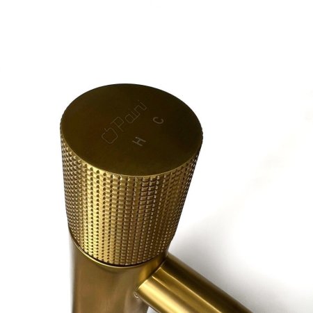 Смеситель для раковины Paini Cox Grip, матовое золото