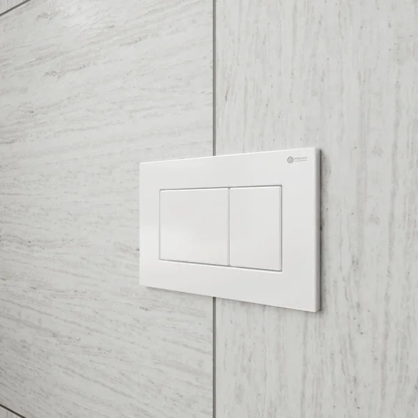 Кнопка смыва Point Ника PN44081W для инсталляции, белый