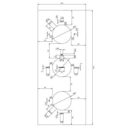 Смеситель Omnires Y Y1238-KROCR для ванны, хром