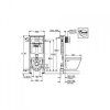 Комплект Grohe Solido 39186000 подвесной унитаз + инсталляция