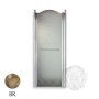 Душевая дверь Migliore Diadema 22719 90xH203 см, DX стекло прозрачное/декор, бронза