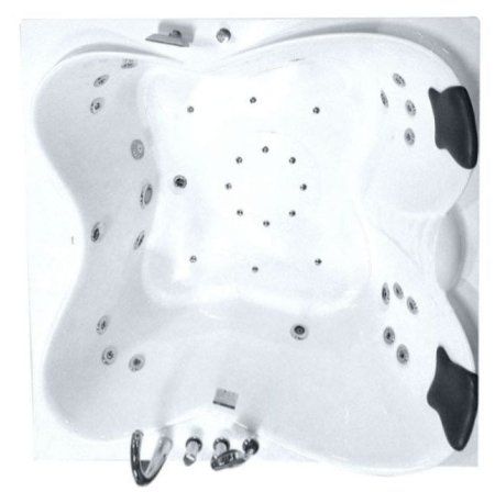 Акриловая ванна Gemy G9089 K R с гидромассажем