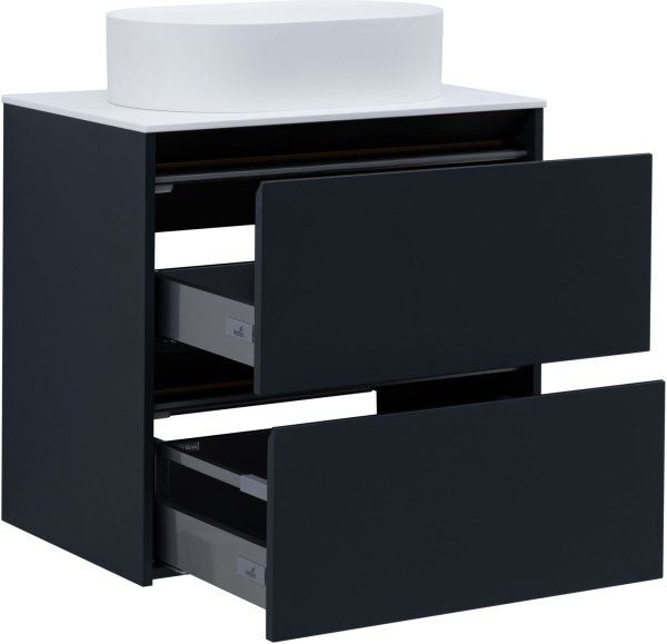 Тумба под раковину Allen Brau Activity 70 1.34003.AM антрацит матовый/черный браш