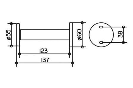 Держатель для запасных рулонов Keuco Edition 30   30063010000 хром