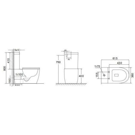 Унитаз-компакт Teka Manacor 700190200