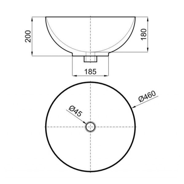 Раковина Noken Lounge N379000024 46 белый