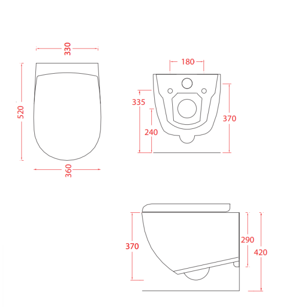 Чаша для унитаза подвесного ArtCeram File 2.0 FLV004 01;00 безободковый, белый глянцевый