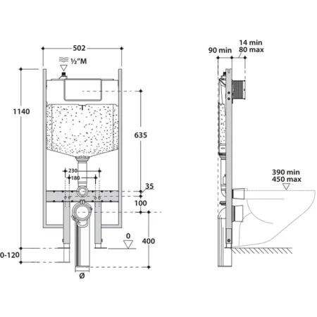 Инсталляция для унитаза Globo CAINSO3